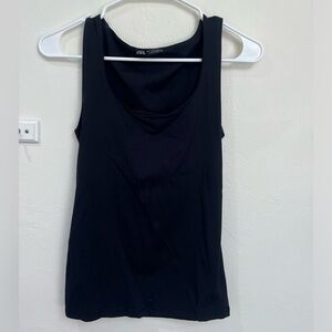 zara black tank